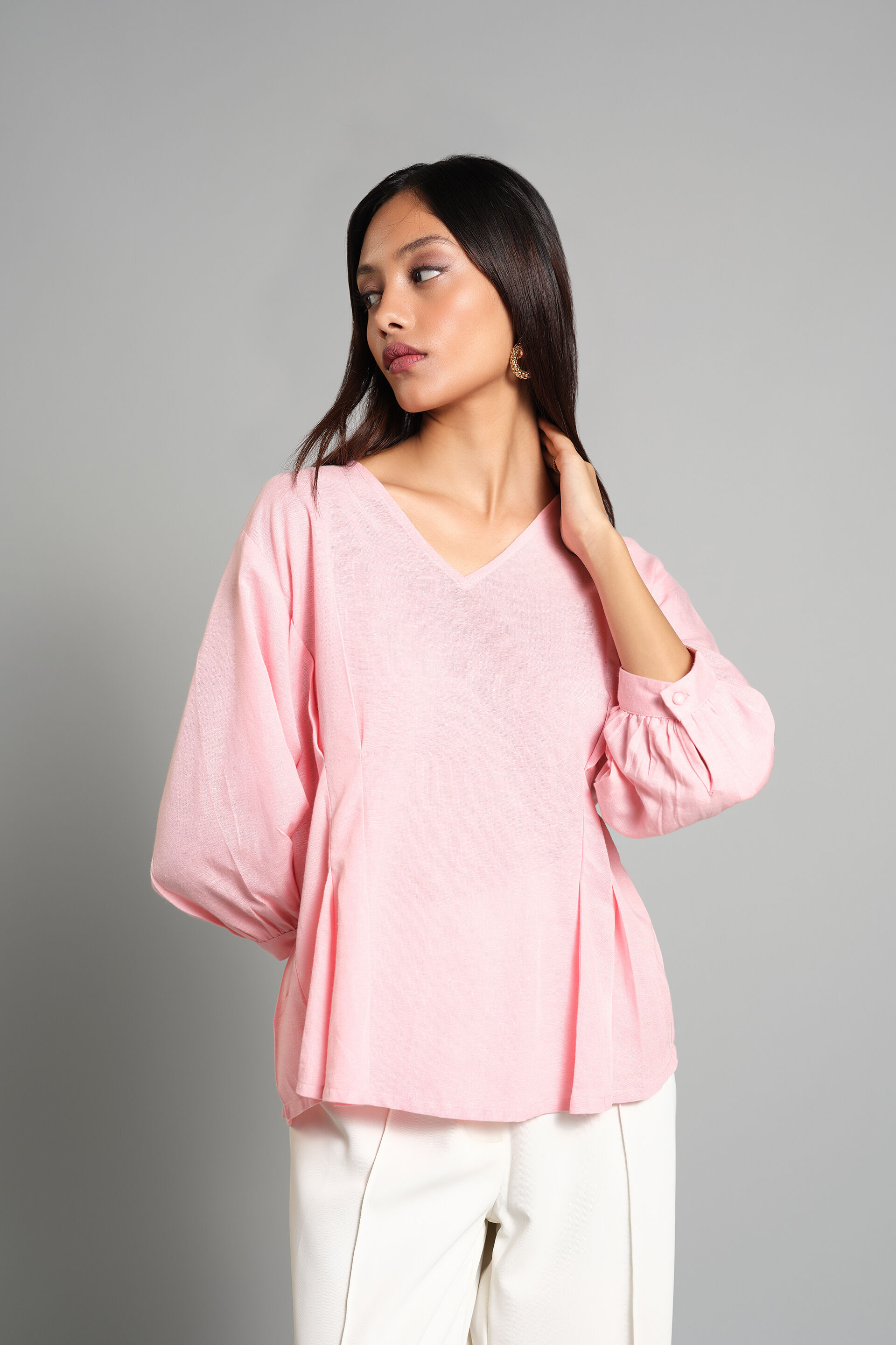 Peace-lovin' Pink Top, Pink, image 1